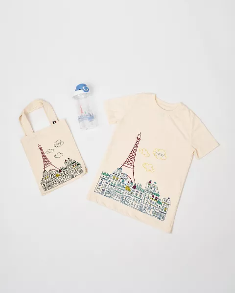 Paris Rooftops Kids T-shirt - Official Eiffel Tower Store