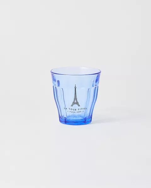 25cl Blue Glass - Official Eiffel Tower Shop